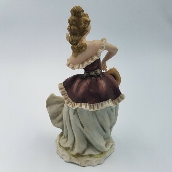 Lefton Bisque China Queen Elizabeth I 8" x 4"‎ Figurine Handpainted KW343 Japan - Picture 2 of 10